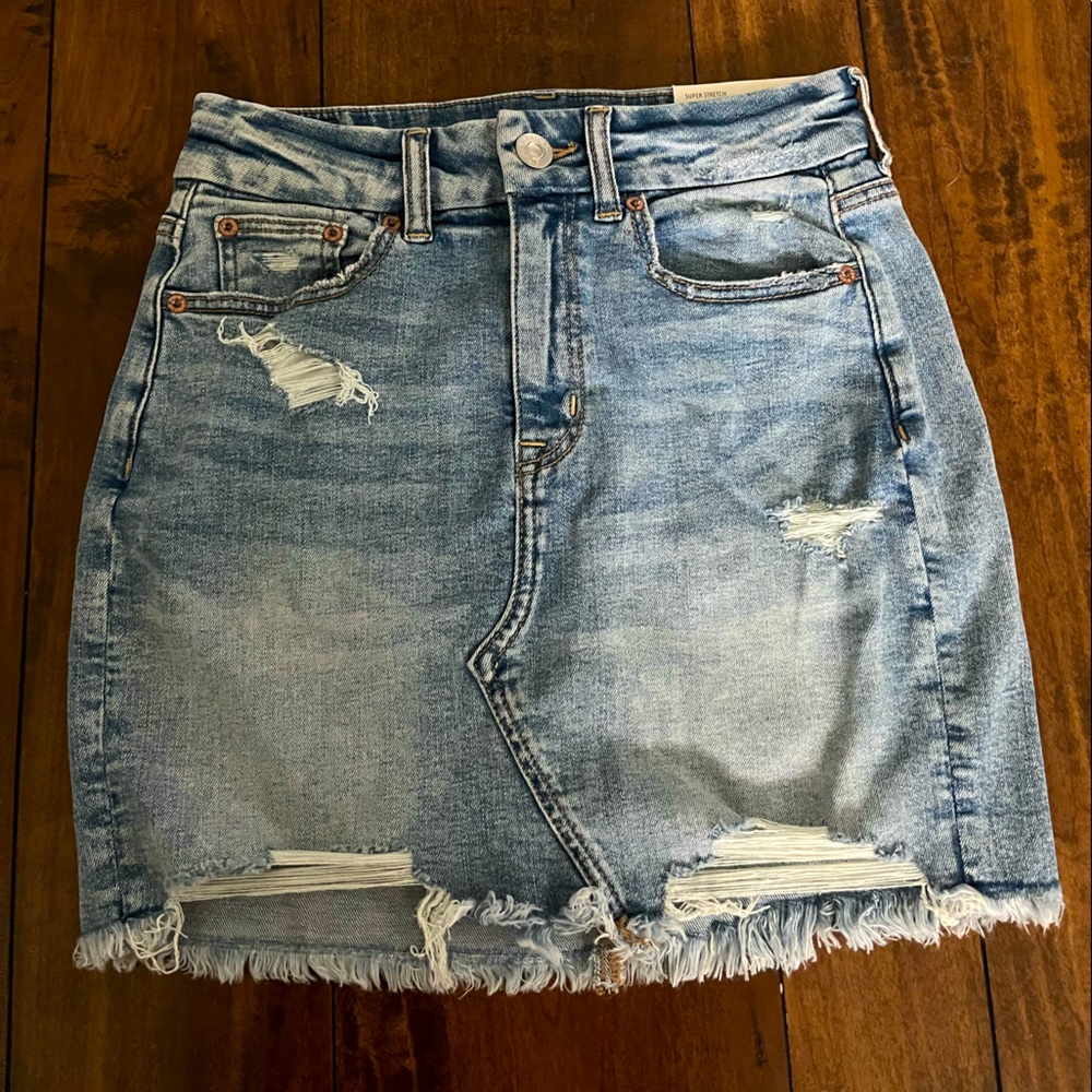 American eagle denim skirt